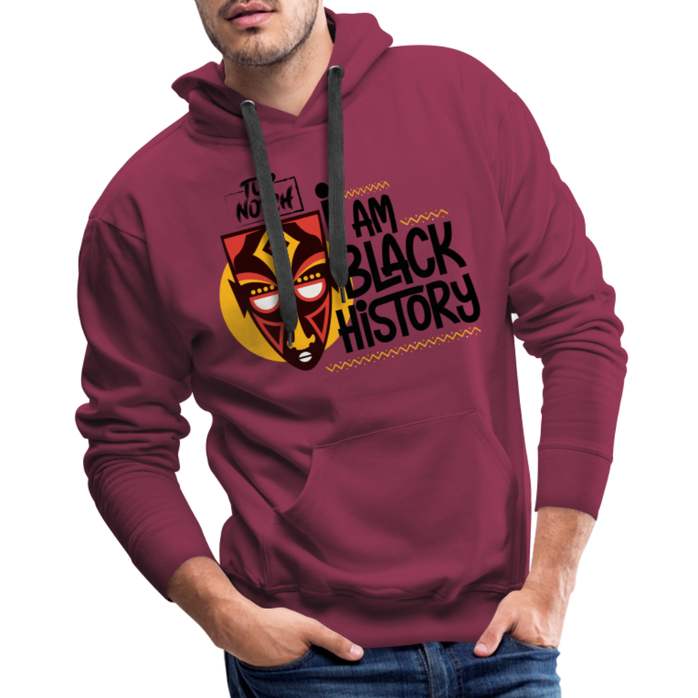 Top Notch  Black History Hoodie - burgundy