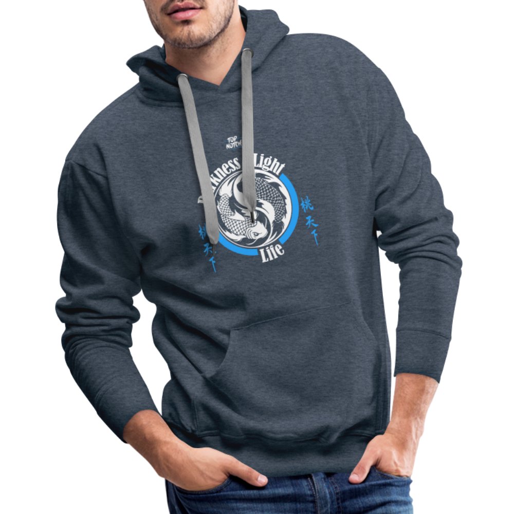 Men’s Premium Hoodie - heather denim