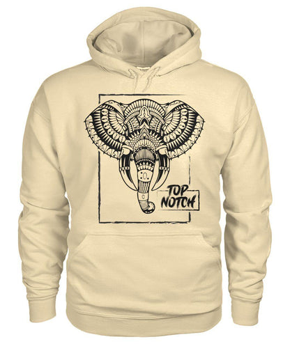 Full cotton hoodies for elephant lovers. Outdoor top wear for the young, fashion minded girls and boys.