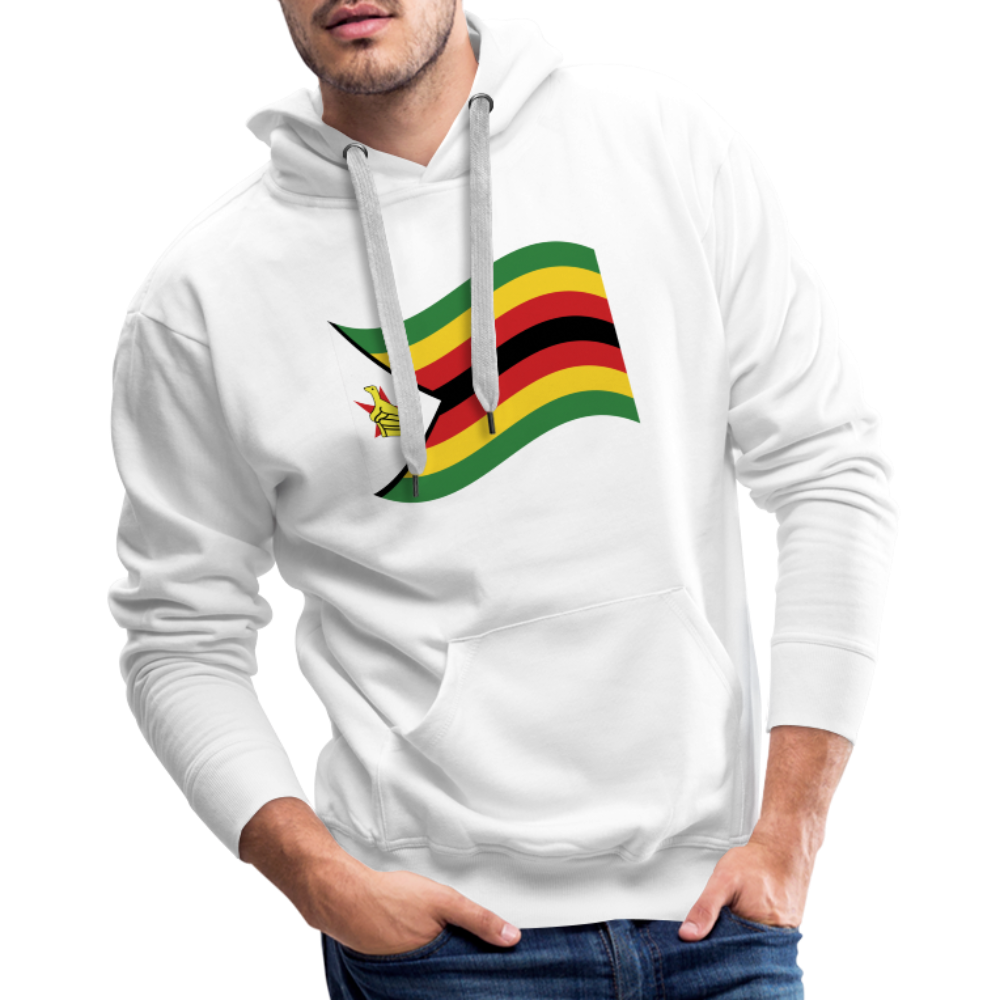 Zimbabwean roots hooded sweatshirts for African inspired boys and girls. Made from pure cotton. Good quality that will last you for years to come. - white