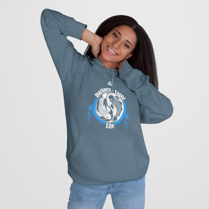 Embrace the sweater weather with this fleece-lined, warm, and comfy hooded sweatshirt. It is made of soft to touch fabric for that cozy toasty feeling. It features a spacious front pocket and is pre-shrunk to maintain shape for longer.