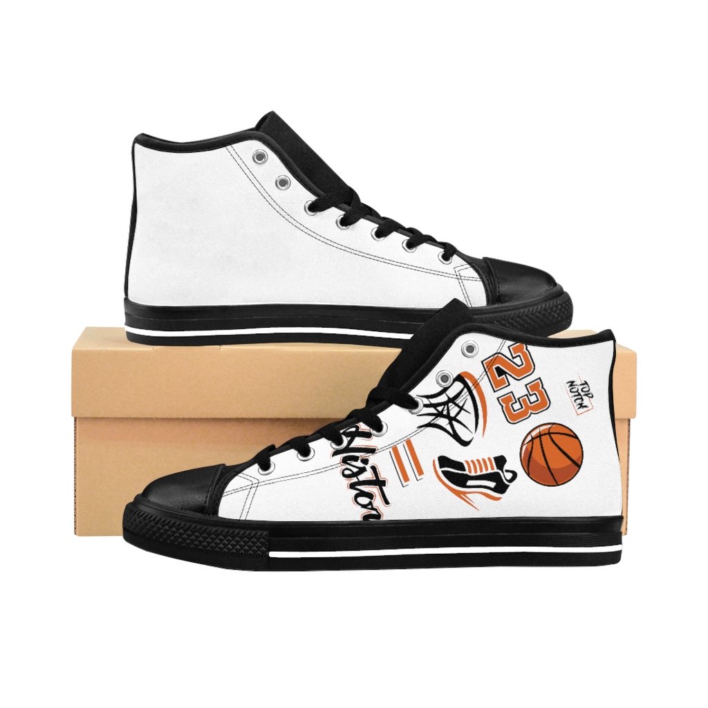 Top Notch extremely comfortable high-top canvas sneakers with a high quality print are made to last and to impress - World Clothing