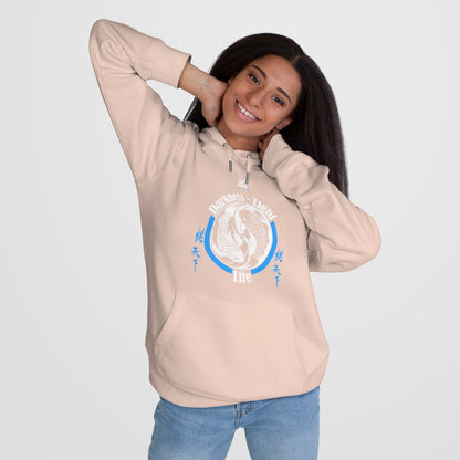 Embrace the sweater weather with this fleece-lined, warm, and comfy hooded sweatshirt. It is made of soft to touch fabric for that cozy toasty feeling. It features a spacious front pocket and is pre-shrunk to maintain shape for longer.