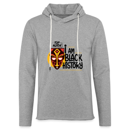 Unisex Lightweight Terry Hoodie - heather gray