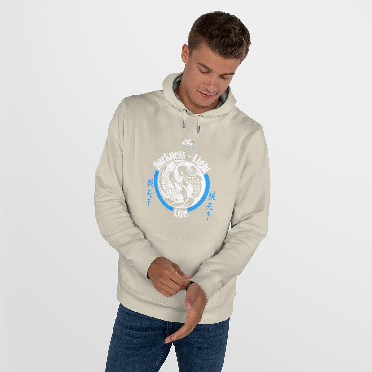 Embrace the sweater weather with this fleece-lined, warm, and comfy hooded sweatshirt. It is made of soft to touch fabric for that cozy toasty feeling. It features a spacious front pocket and is pre-shrunk to maintain shape for longer.