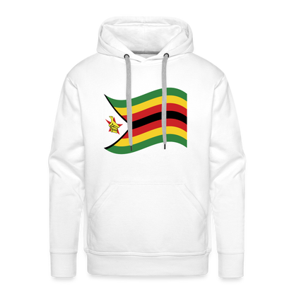 Zimbabwean roots hooded sweatshirts for African inspired boys and girls. Made from pure cotton. Good quality that will last you for years to come. - white