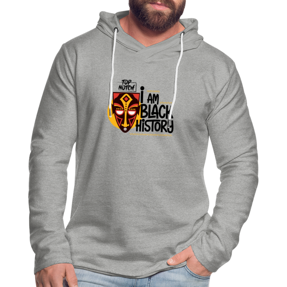 Unisex Lightweight Terry Hoodie - heather gray