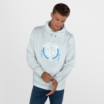 Embrace the sweater weather with this fleece-lined, warm, and comfy hooded sweatshirt. It is made of soft to touch fabric for that cozy toasty feeling. It features a spacious front pocket and is pre-shrunk to maintain shape for longer.