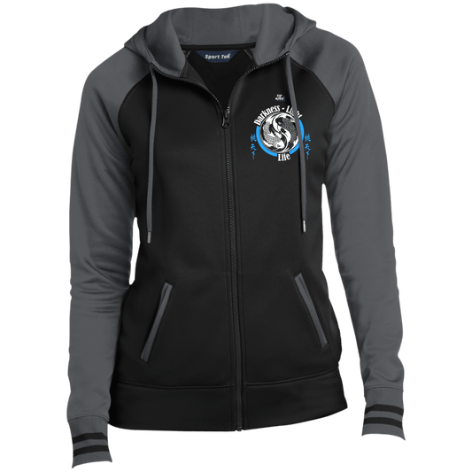 LST236 Ladies' Moisture Wick Full-Zip Hooded Jacket - World Clothing