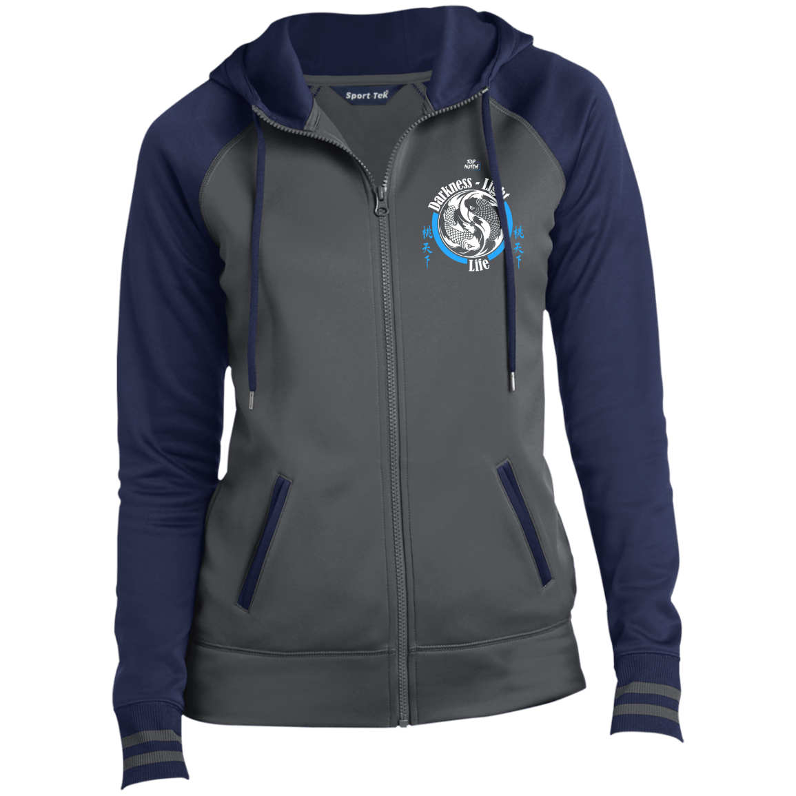 LST236 Ladies' Moisture Wick Full-Zip Hooded Jacket - World Clothing