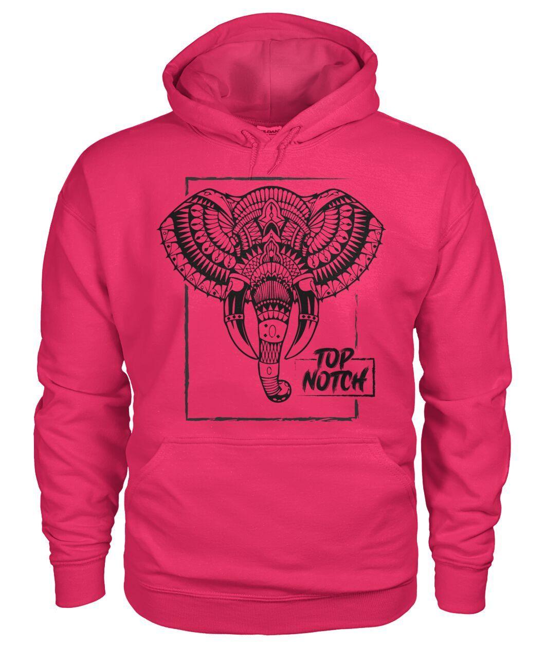 Full cotton hoodies for elephant lovers. Outdoor top wear for the young, fashion minded girls and boys.