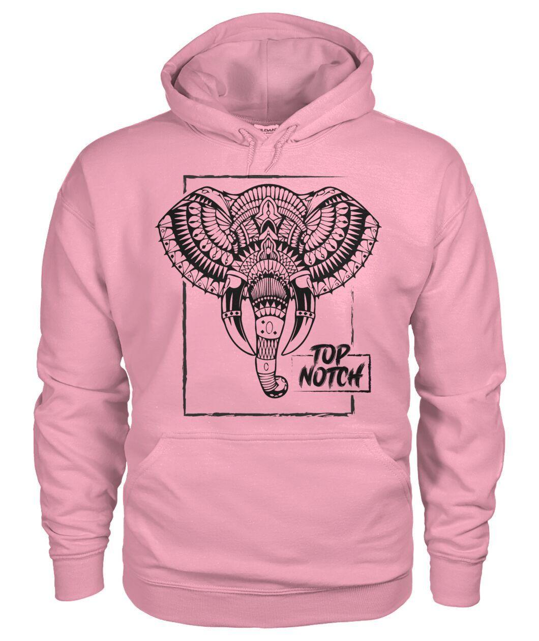 Full cotton hoodies for elephant lovers. Outdoor top wear for the young, fashion minded girls and boys.