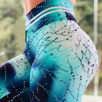 Unique elastic women yoga leggings