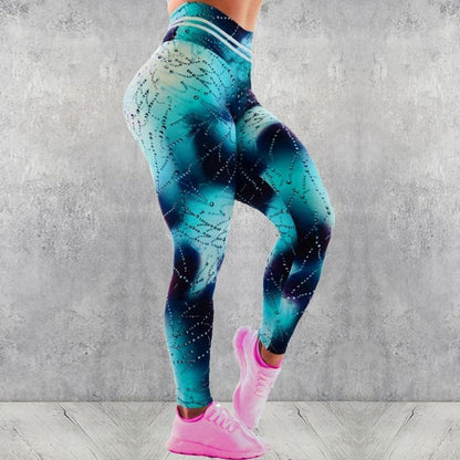 Unique elastic women yoga leggings