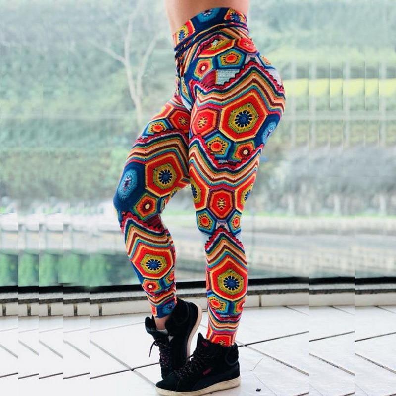 Unique elastic women yoga leggings